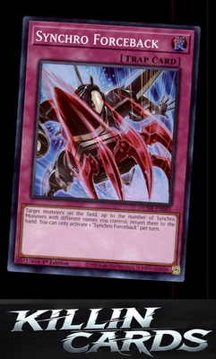 1st Edition Synchro Forceback DUNE-EN085 YuGiOh Super Rare Duelist Nexus Card NM
