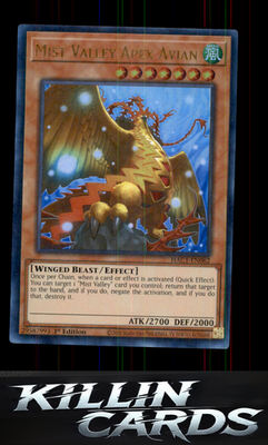 1st Edition Mist Valley Apex Avian (Duel Terminal) HAC1-EN062 YuGiOh Duel Termin