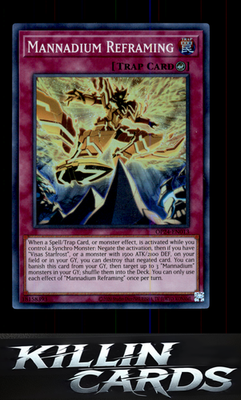 Mannadium Reframing OP24-EN013 YuGiOh Super Rare OTS Tournament Pack 24 Card NM