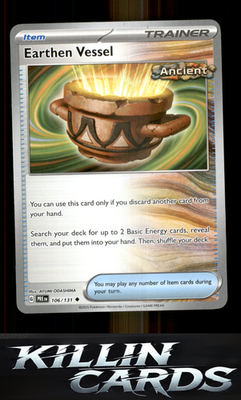 Earthen Vessel 106/131 Pokemon Uncommon SV: Prismatic Evolutions Card NM