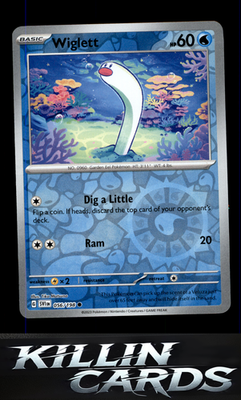 Reverse Holofoil Wiglett - 056/198 056/198 Pokemon Common SV01: Scarlet & Violet