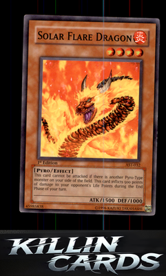 1st Edition Solar Flare Dragon AST-032 YuGiOh Common Ancient Sanctuary Card NM