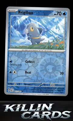 Reverse Holofoil Frigibax - 017/091 017/091 Pokemon Common SV: Paldean Fates Car