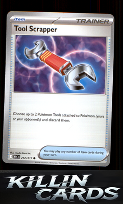 Tool Scrapper 212/217 Pokemon Common ME: Ascended Heroes Card NM