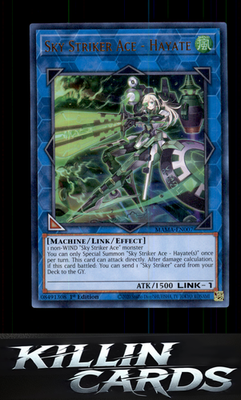 Sky Striker Ace - Hayate MAMA-EN007 YuGiOh Ultra Rare Magnificent Mavens Card NM