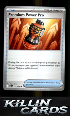 Premium Power Pro - 124/132 124/132 Pokemon Uncommon ME01: Mega Evolution Card N