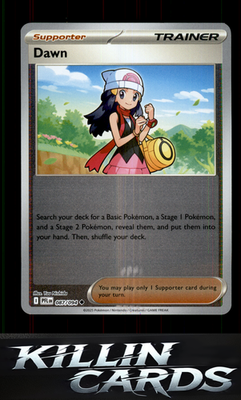 Reverse Holofoil Dawn 087/094 Pokemon Uncommon ME02: Phantasmal Flames Card NM