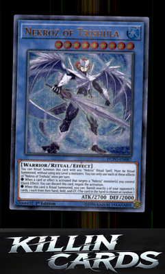 1st Edition Nekroz of Trishula DUPO-EN087 YuGiOh Ultra Rare Duel Power Card NM