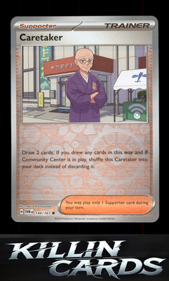 Reverse Holofoil Caretaker - 144/167 144/167 Pokemon Common SV06: Twilight Masqu
