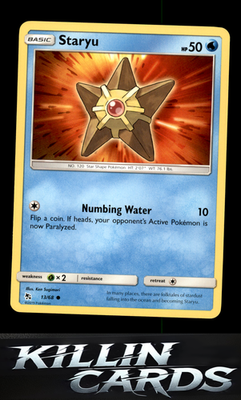 Staryu 13/68 Pokemon Common Hidden Fates Card NM