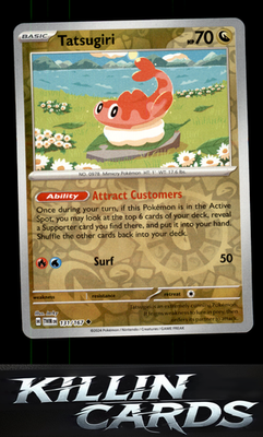 Reverse Holofoil Tatsugiri - 131/167 131/167 Pokemon Uncommon SV06: Twilight Mas