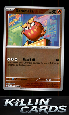 Reverse Holofoil Darumaka 015/094 Pokemon Common ME02: Phantasmal Flames Card NM