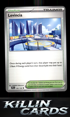 Levincia 150/159 Pokemon Uncommon SV09: Journey Together Card NM