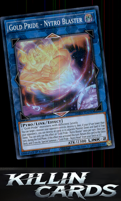 1st Edition Gold Pride - Nytro Blaster PHHY-EN090 YuGiOh Super Rare Photon Hyper