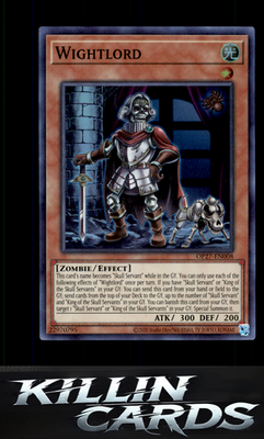 Wightlord OP27-EN008 YuGiOh Super Rare OTS Tournament Pack 27 Card NM