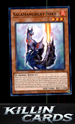 1st Edition Salamangreat Foxy LD10-EN046 YuGiOh Common Legendary Duelists: Soulb