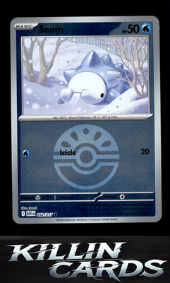 Reverse Holofoil Snom (Friend Ball) 052/217 Pokemon Common ME: Ascended Heroes C