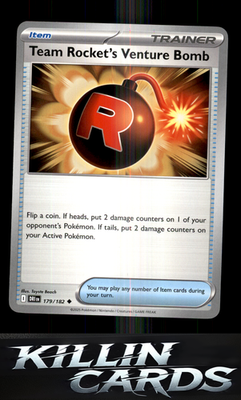 Team Rocket's Venture Bomb 179/182 Pokemon Uncommon SV10: Destined Rivals Card N