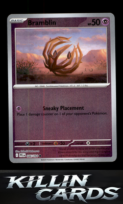 Reverse Holofoil Bramblin 046/094 Pokemon Common ME02: Phantasmal Flames Card NM