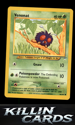 Venonat 090/105 Pokemon Common Neo Destiny Card LP