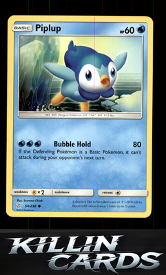 Piplup 54/236 Pokemon Common SM - Cosmic Eclipse Card NM