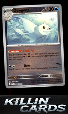 Reverse Holofoil Dewgong - 022/094 022/094 Pokemon Common ME02: Phantasmal Flame