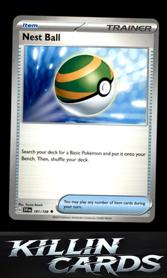 Nest Ball - 181/198 181/198 Pokemon Uncommon SV01: Scarlet & Violet Base Set Car