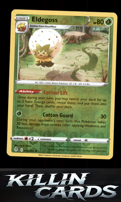Reverse Holofoil Eldegoss 016/203 Pokemon Holo Rare SWSH07: Evolving Skies Card