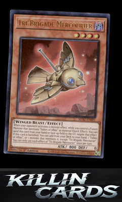 1st Edition Tri-Brigade Mercourier SDAZ-EN001 YuGiOh Ultra Rare Structure Deck: