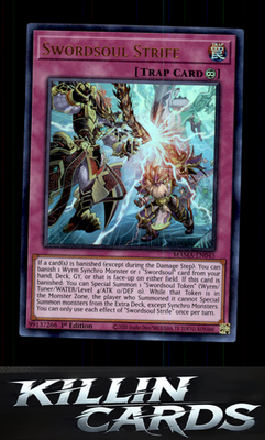 Swordsoul Strife MAMA-EN045 YuGiOh Ultra Rare Magnificent Mavens Card NM