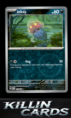 Reverse Holofoil Inkay 137/197 Pokemon Common SV03: Obsidian Flames Card NM