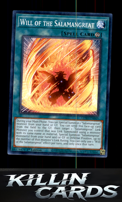 1st Edition Will of the Salamangreat LD10-EN049 YuGiOh Common Legendary Duelists