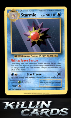 Starmie 31/108 Pokemon Rare XY - Evolutions Card LP