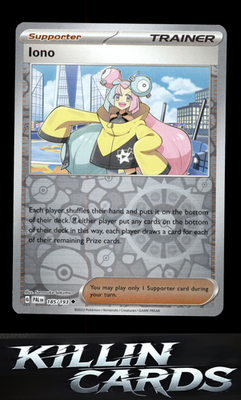 Reverse Holofoil Iono - 185/193 185/193 Pokemon Uncommon SV02: Paldea Evolved Ca