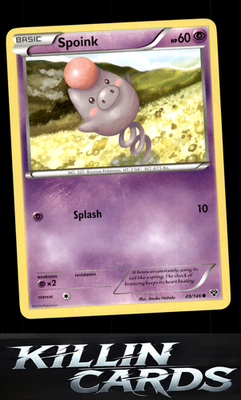 Spoink 49/146 Pokemon Common XY Base Set Card LP