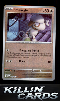 Reverse Holofoil Smeargle 080/094 Pokemon Common ME02: Phantasmal Flames Card NM