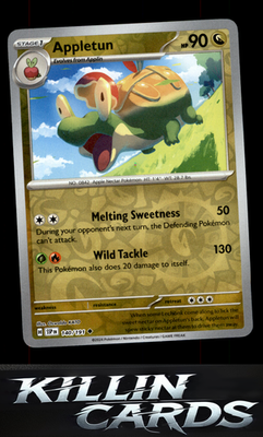 Reverse Holofoil Appletun - 140/191 140/191 Pokemon Uncommon SV08: Surging Spark