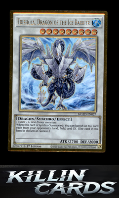 1st Edition Trishula, Dragon of the Ice Barrier MGED-EN027 YuGiOh Premium Gold R