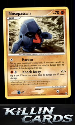 Nosepass 69/99 Pokemon Common Arceus Card LP