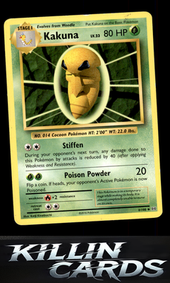 Kakuna 6/108 Pokemon Uncommon XY - Evolutions Card LP