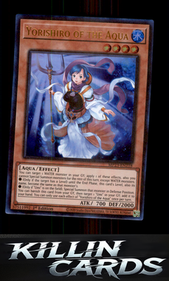 1st Edition Yorishiro of the Aqua MP23-EN218 YuGiOh Ultra Rare 25th Anniversary