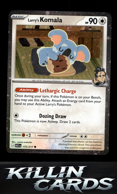 Larry's Komala 175/217 Pokemon Common ME: Ascended Heroes Card NM