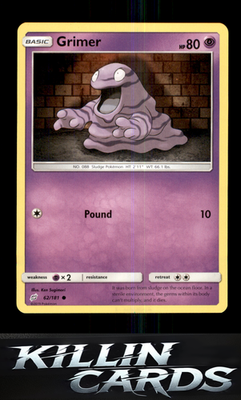 Grimer 62/181 Pokemon Common SM - Team Up Card NM