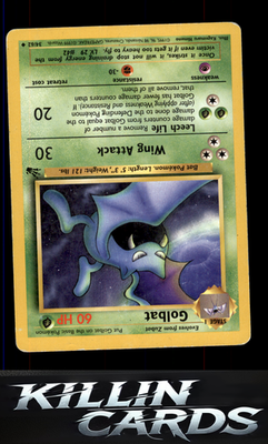 Golbat 34/62 Pokemon Uncommon Fossil Card LP