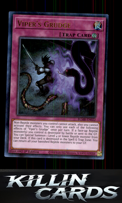 1st Edition Viper's Grudge BLMR-EN022 YuGiOh Ultra Rare Battles of Legend: Monst