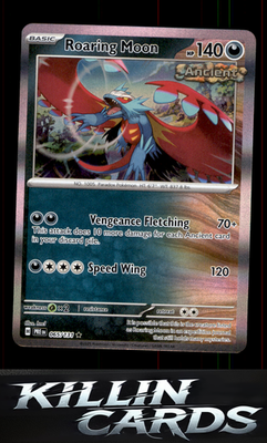 Roaring Moon 065/131 Pokemon Rare SV: Prismatic Evolutions Card NM