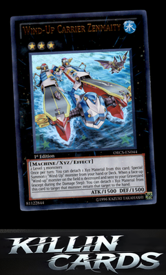 1st Edition Wind-Up Carrier Zenmaity (UTR) ORCS-EN044 YuGiOh Ultimate Rare Order