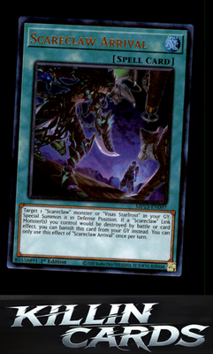 1st Edition Scareclaw Arrival MP23-EN097 YuGiOh Ultra Rare 25th Anniversary Tin:
