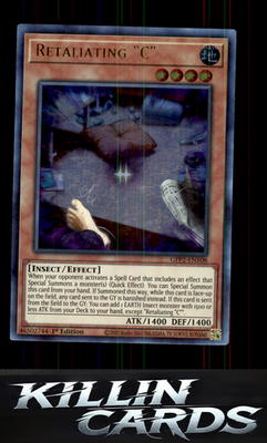 1st Edition Retaliating "C" GFP2-EN108 YuGiOh Ultra Rare Ghosts From the Past: T