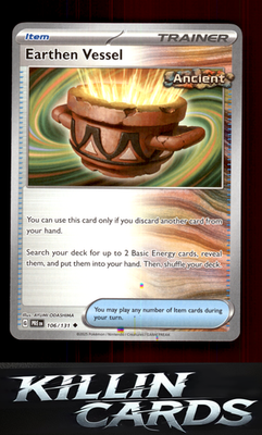 Earthen Vessel 106/131 Pokemon Uncommon SV: Prismatic Evolutions Card NM